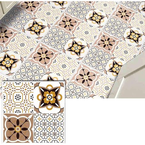 JSSEVN - Wallpaper, Self-Adhesive Plastic Wallpaper for Furniture, Self-Adhesive Backing, Glittery Shiny Effect, for Walls, Doors (11 Pieces, 30x30cm) (1/5)