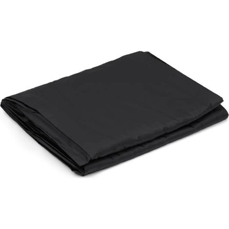 Sonnendeck Regenschutzhülle wasserabweisend Polyester schwarz