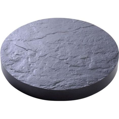 Support a roulettes - EDA PLASTIQUES - Ø 30 cm - Gris ardoise - Polypropylene - Plantes, petits arbustes (1/3)