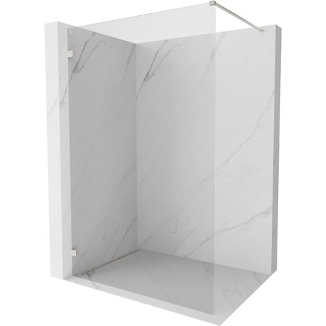 Paroi de douche Mexen Lunar Walk-in gauche 60 x 200 cm, transparent 8 mm, nickel brossé - 830-060-000-97-00-L (1/5)
