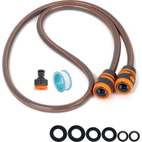 Tuberías de PVC para lavado de coches doméstico y de jardín, Tuberías de PVC resistentes a altas temperaturas (0-50 grados) y alta presión (1/5)