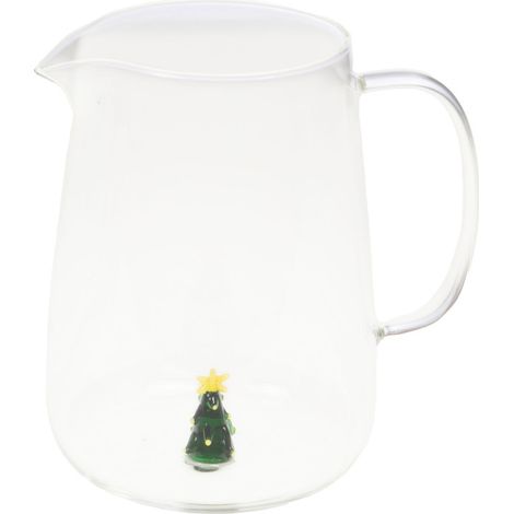 Amadeus - Pichet en verre déco intérieur Sapin de Noël 170cl
