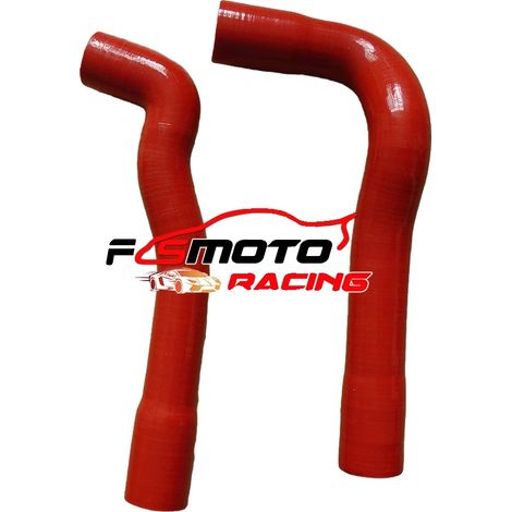 Durite de radiateur en silicone, résistance à haute température, compatibilité avec les voitures de sport de luxe, Rouge (1/2)
