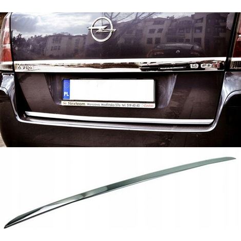4 cm - Embellecedor cromado para el portón trasero - Opel Zafira B (1/5)