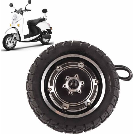 Moto électrique/véhicule tout-terrain, 36 V-60 V, 350 W-1500 W, moteur à frein à disque de 10 pouces, moteur de moyeu de pneu tout-terrain (livré sans gaz) (emballage rempli) (1/5)
