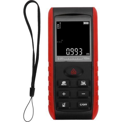 Télémètre Laser Infrarouge KXL-E100 Portable Étanche IP54, Mesure de 0,05 à 100m (1/5)