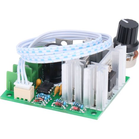 PWM-Drehzahlregler für 6V-30V-Gleichstrommotoren, stufenloses Reglermodul für 6V/12V/24V/30V-Pumpen, einstellbarer Steuerschalter (1/5)