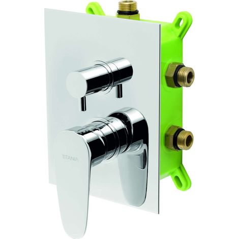 Novaservis Titania Smart - Unterputz-Armatur für 3 Geräte, mit Körperbau, Chrom BOX98051RX,0