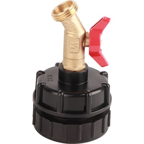 Adaptateur pour conteneur IBC, adaptateur pour réservoir, raccord de robinet, pièces de raccordement de vanne, petite buse (1/5)
