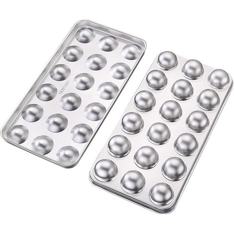Bac à Glaçons en Acier Inoxydable avec Couvercle Amovible 20.6 x 10.5 cm pour Cocktails et Boissons (1/5)