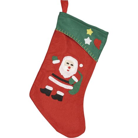 Chaussette de Noël avec le Père Noël 40 cm 1 pc.