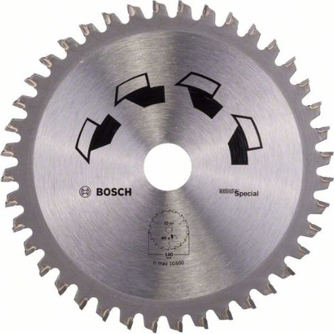 Lama per sega circolare Bosch 40 denti 140 mm argento