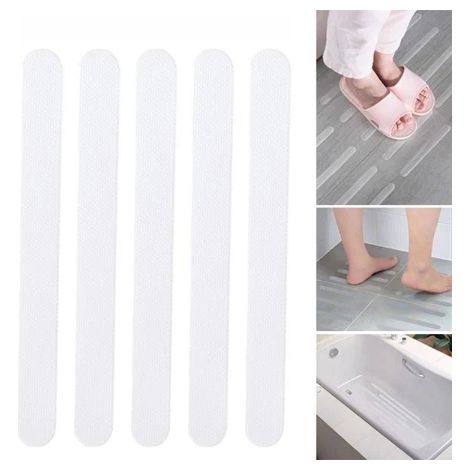 Bande antidérapante transparente PEVA pour salle de bain, escaliers et surfaces glissantes