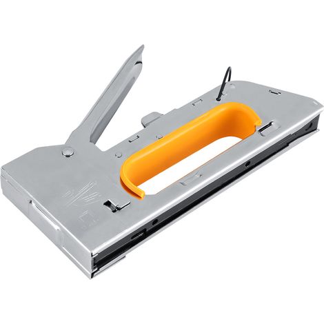 Agrafeuse manuelle professionnelle en acier inoxydable pour meubles, agrafes 1008F, outil de fixation robuste pour rembourrage et bricolage (1/5)
