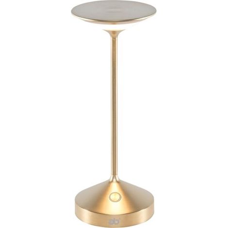 ab+ by Abert Tempo Mini tragbare Tischleuchte Messing