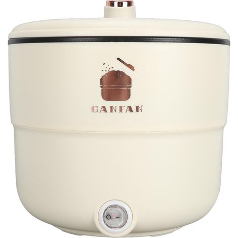 Cuiseur à Riz électrique de 1,8 L, avec Double Couche, Anti-brûlure, Antiadhésif, pour Nouilles, Soupe, Ragoût, Cuisson à la Vapeur (1/5)
