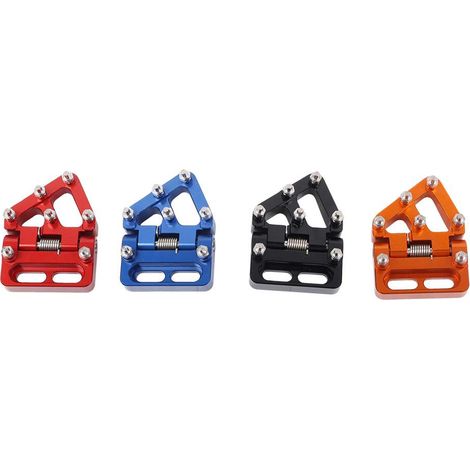 Modified brake lever head pedals (red) for KTM XC, SX, XCF, SXF, XCW, EXC and EXCF off-road motorcycles. (1/5)