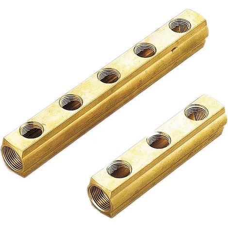 Collettore Riscaldamento 11/4" 3 Vie Da 1/2" A Flauto