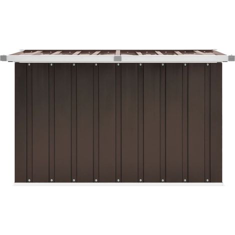 INLIFE Boîte de rangement de jardin Marron 109x67x65 cm (1/5)
