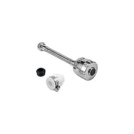 [Zweierpack] Verlängerungsdüse für Küchenarmaturen  360° drehbarer Armaturenadapter  Verlängerung für Küchenarmaturen  Passendes Zubehör für Küchenspülen