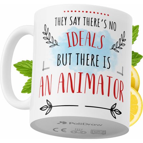 Lustige Tasse für Animatoren – Kaffee- oder Teetasse mit witzigem Textdesign – ideal für Geburtstage, Namenstage, Feiertage und besondere Anlässe. Hochwertige Tasse für Zuhause, Büro und Arbeit. Farbe