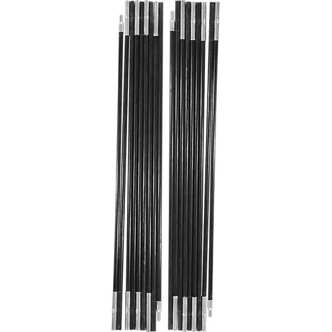Kit de cadres d'auvent de tiges de Support extérieures de barres de poteau de tente de Camping en fibre de verre de 4.9M (1/5)