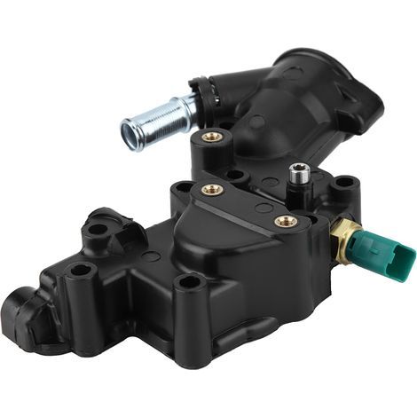 Thermostatgehäuse mit Kühlmitteltemperatursensor 9654775080 für CITROËN BERLINGO C2 C3 (1/5)