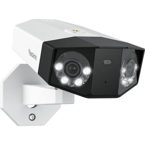 Reolink – Caméra de surveillance extérieure 8K 16MP – Vision nocturne couleur – Détection intelligente personnes/véhicules/animaux – Alimentation PoE – Vue panoramique 180°