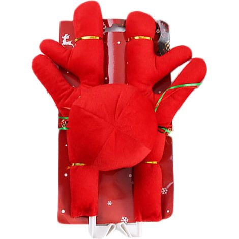 Kit décoration voiture Noël renne rouge, bois de cerf avec grelots et nez rouge, accessoires festifs pour voiture, SUV, van et camion (1/5)