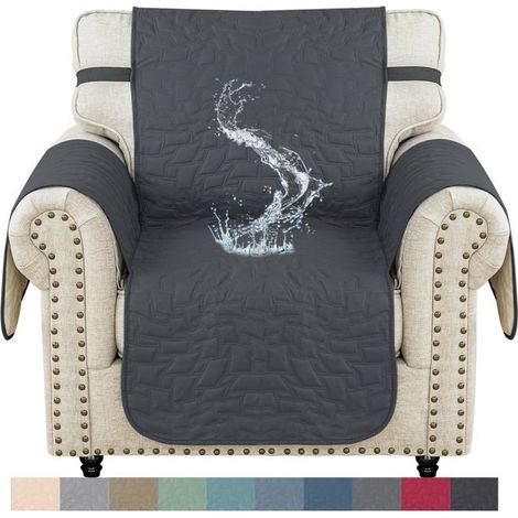 1 Housse de canapé d'angle,Protection antidérapante,Polyester imperméable,Pour salon avec animaux