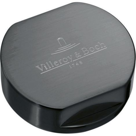 Pomo para mecanismo de 1 cubeta, VILLEROY & BOCH en acero inoxydable acabado antracita