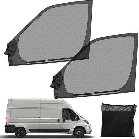 Magnétiques Moustiquaires pour Fenêtre Latérale Remplacement pour Fiat Ducato 2006-2025, Moustiquaire pour Porte Avant (Paire), Empêche Insectes Entrer, Maille Anti-Insectes Magnétique,Personnalisé po (1/5)