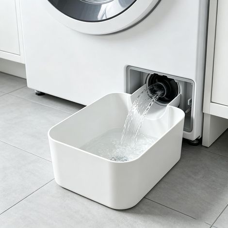 Sollbry Bac d'égouttement pour lave-linge Bac d'égouttement étanche imprimé 3D Remplacement de la machine à laver Pour sous-sol appartement mobil-home garage (1/5)