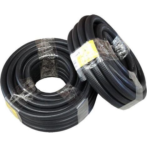 Elektrische Leitung edm 10 Meter schwarz PVC