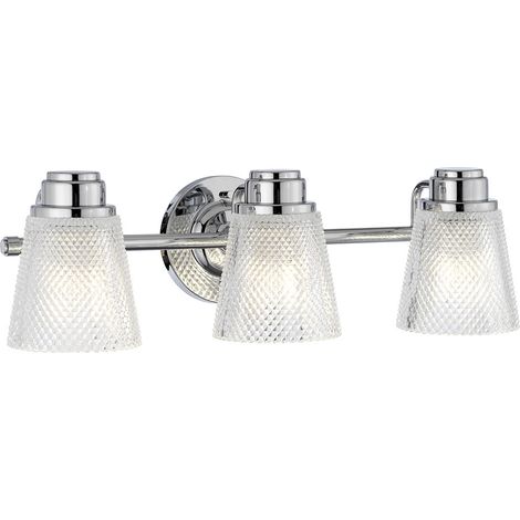 Hudson Applique 3 Luci Cromo Lucido IP44 (1/5)