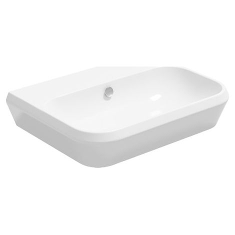 Lavabo Cruise sospeso/appoggio cm. 65x48 semicircolare in
