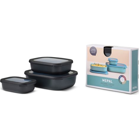 Mepal Conjunto Cirqula 3 boles negros herméticos (1/5)