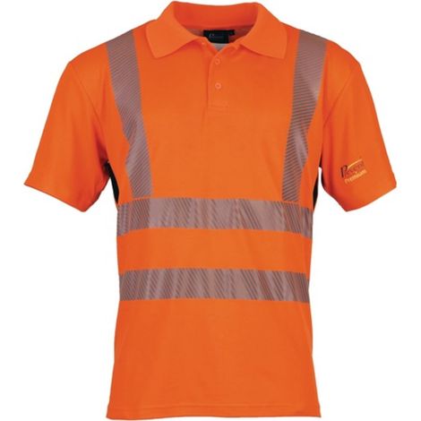 Polo alta visibilità Prevent® Trendline taglia M arancio brillante PREVENT TRENDLINE (1/4)