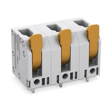 Borne pour circuits imprimés WAGO 2604-3504 4 mm² Nombre de pôles 4 1 pc(s) Q608332