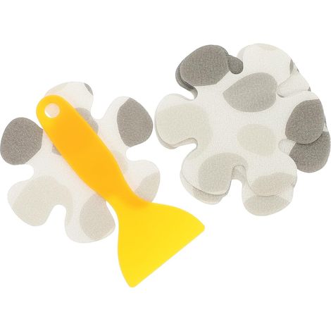 Non Slip Flower Design Bathtub Stickers Rubber and Plastic