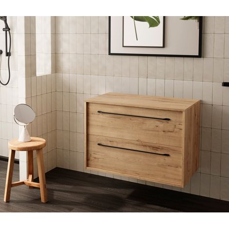 BATHME LENNOX TAP Mueble de Baño sin Lavabo con Encimera Roble Ostippo - Medida: 60 cm - ref: B20010