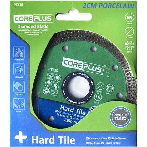 CorePlus Porcelain Thin Diamond Blade 115mm Tile Paving Grinder Cutting Disc (1/5)