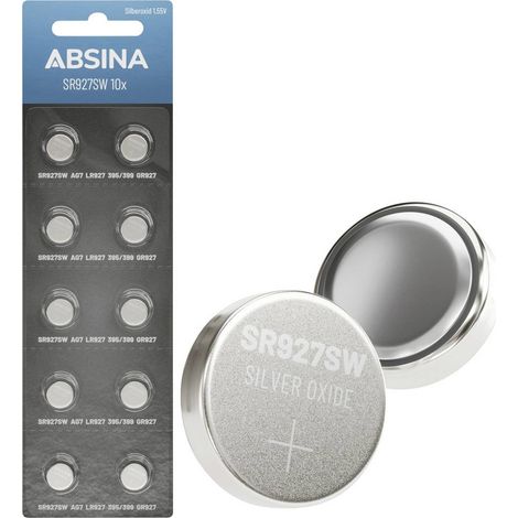 Absina Pile bouton 395 1.55 V 10 pc(s) oxyde d'argent