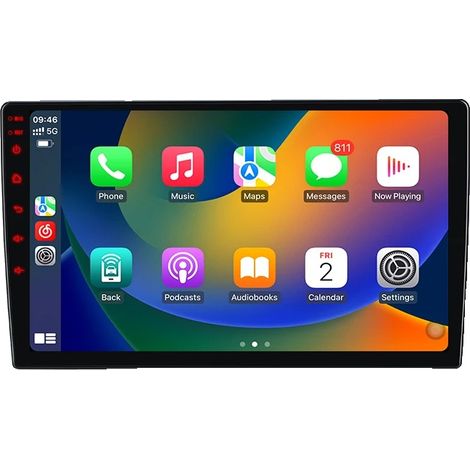 Système multimédia, taille d'affichage 10, compatible avec Toyota Hilux PickUp AN120 2015-2020, V1 ProC (2GB 64GB) (1/2)