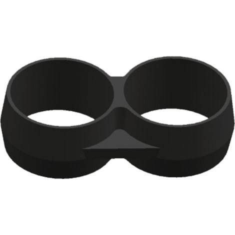 Fascetta a doppia estremità per tubi flessibili di 16 mm di diametro