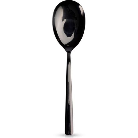 Cuillère à salade en acier noir NOIR 25 cm (1/5)