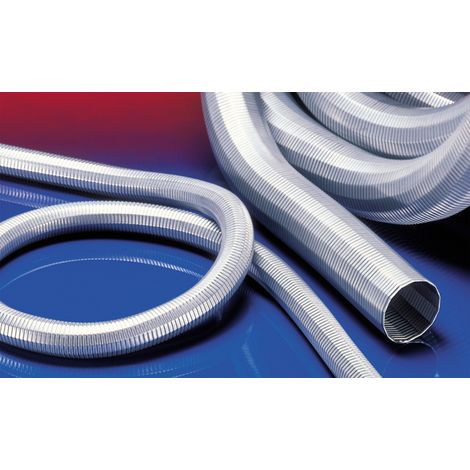 Norres Metallschlauch + Saugschlauch bis 120°C Ø 40mm L: 5m METAL HOSE 375 (1/3)