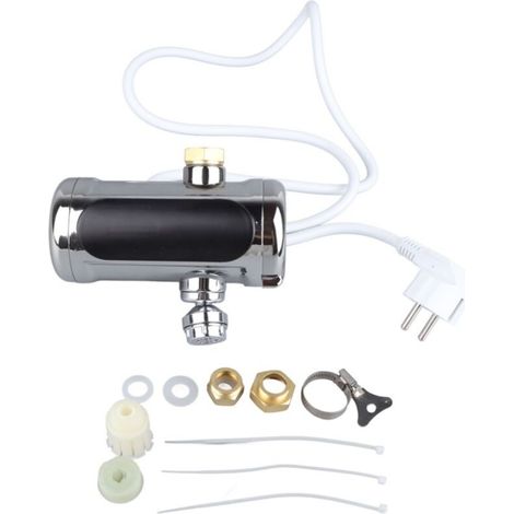 Elektrischer Warmwasserbereiter-Wasserhahn, wasserdicht (IPX4), 220–240 V, EU-Stecker