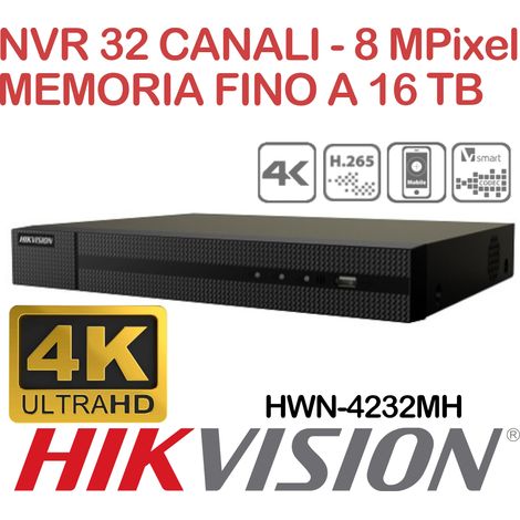 HIKVISION NVR 4K HD 32CH HWN-4232MH (1/2)