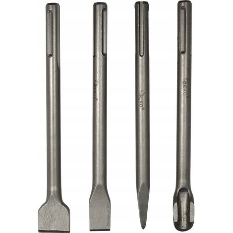Meißel-Set SDS-MAX 250mm, spitz, flach, spaten, Hohlmeißel (1/3)